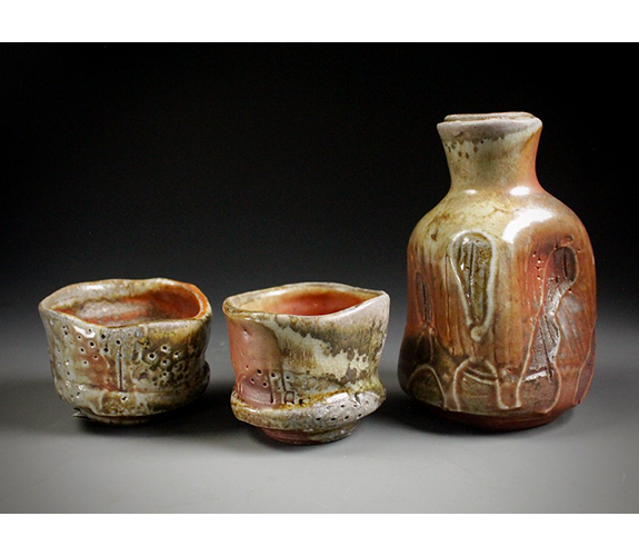 Guinomi (Sake cup) & Sake Pourer - John Benn